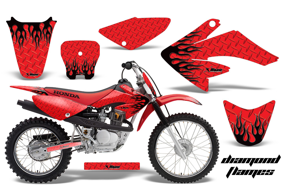 Honda CRF 70-80-100 Graphics Kit DF R